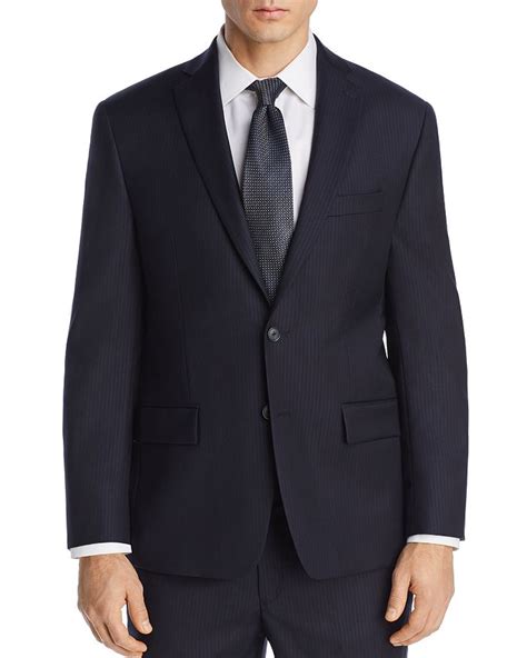 Michael Kors Tonal Pinstripe Classic Fit Suit Jacket